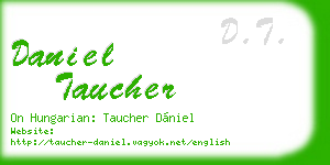 daniel taucher business card