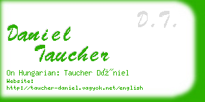 daniel taucher business card